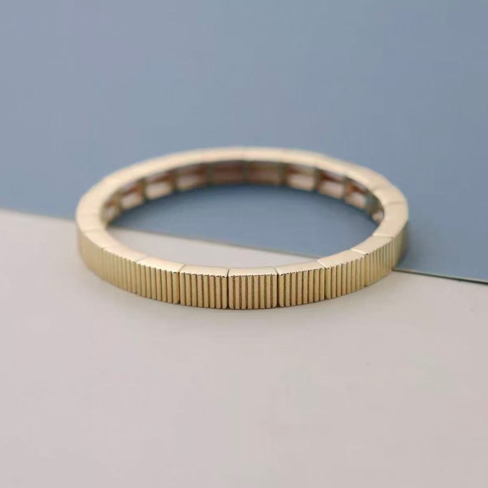 Roxanne Assoulin -  Bit X Bit Gold Stretch Bracelet
